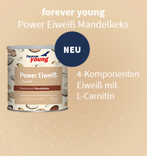 forever young Power Eiweiß Mandelkeks